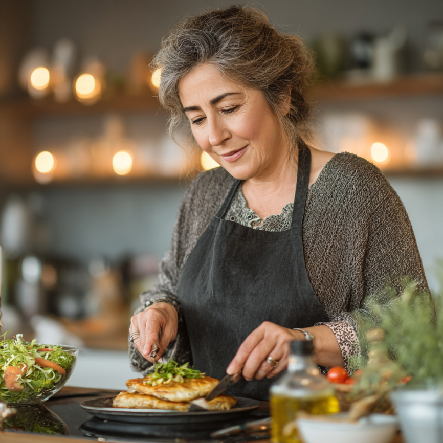 Personas mayores activas y saludables